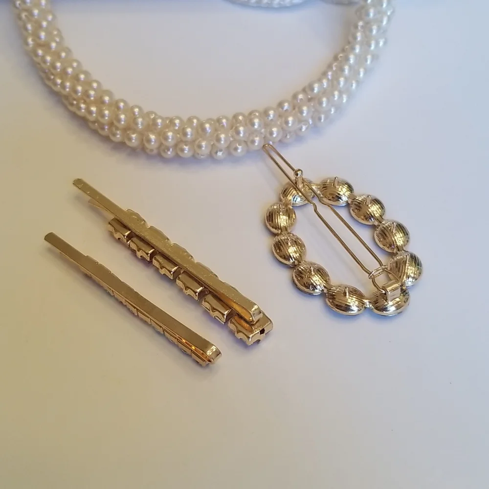 3 PC  Assorted Luxe Hair Clips